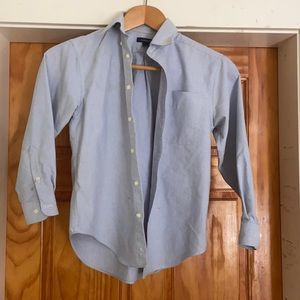 Blue lands end button down size 10🔥